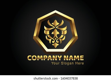 This is the Aceh ornament logo combined with a shield, this gold design is very attractive and unique, this logo can be used for companies, brochures, websites, mugs, stickers, and posters.