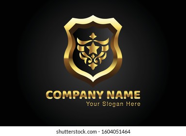 This is the Aceh ornament logo combined with a shield, this gold design is very attractive and unique, this logo can be used for companies, brochures, websites, mugs, stickers, and posters.