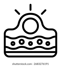Este icono de acné es adecuado para su uso en el cuidado de la piel, dermatología y campos relacionados.