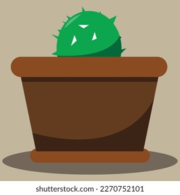 This adorable cactus in a pot illustration captures the beauty and charm of a beloved desert plant. Ideal for designs related to nature, gardening, or home decor, this image adds a touch of cuteness.