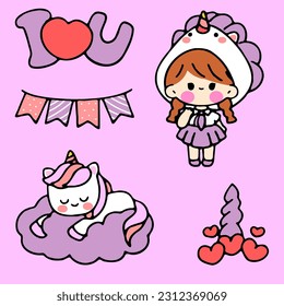 Esta adorable pegatina vectorial presenta un personaje bonito y encantador que seguramente le dará una sonrisa a la cara a cualquiera. El carácter está diseñado de forma experta con una combinación de colores vivos y líneas suaves