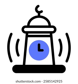 This Adzan icon is suitable for Ramadan Islamic event etc