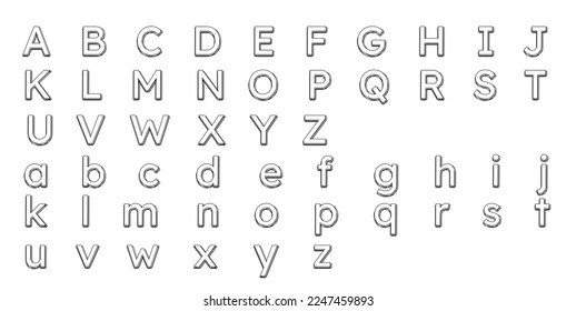 Este es un diseño alfabético