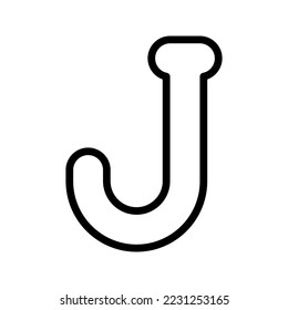this is a Alphabet J icon
icon with outline and pixel perfect style
this is one of the icons from the icon sets with Alphabet and number theme