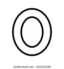 this is a Alphabet O icon
icon with outline and pixel perfect style
this is one of the icons from the icon sets with Alphabet and number theme