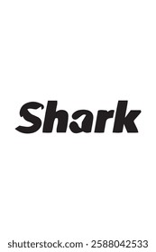 This is alphabet a shark suitable for logo design