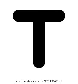 this is a Alphabet T icon
icon with glyph and pixel perfect style
this is one of the icons from the icon sets with Alphabet and number theme