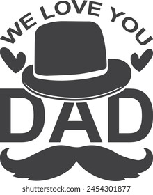 This is amazing Father's Day t-shirt design for smart people. Father's day t-shirt design vector. T-shirt Design template for Father's day.