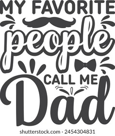 This is amazing Father's Day t-shirt design for smart people. Father's day t-shirt design vector. T-shirt Design template for Father's day.