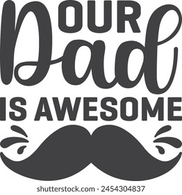 This is amazing Father's Day t-shirt design for smart people. Father's day t-shirt design vector. T-shirt Design template for Father's day.