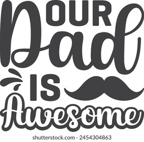 This is amazing Father's Day t-shirt design for smart people. Father's day t-shirt design vector. T-shirt Design template for Father's day.