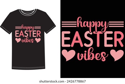 This is amazing happy easter vibes t-shirt design for smart people. Happy Easter Sunday t-shirt design vector.