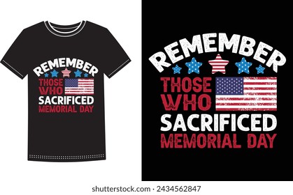 Esto es increíble, recuerden a los que sacrificaron el diseño de la camiseta del Día de la Recordación por la gente inteligente. Vector de diseño de camiseta del día del recuerdo feliz.