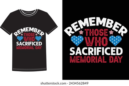 Esto es increíble, recuerden a los que sacrificaron el diseño de la camiseta del Día de la Recordación por la gente inteligente. Vector de diseño de camiseta del día del recuerdo feliz.