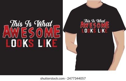 This is amazing this is what an amazing looks like t-shirt design for smart people 