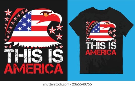 This is america t-shirt design vector file