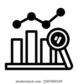 This Analytical icon is suitable for Business Motivation, Business Improvement, etc.