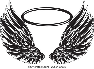 This Angel wings is part of the Angel, Wings, Memorial, Halo, Ring collections