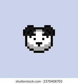 this is Animal Head icon in pixel art with simple color and blue background ,this item good for presentations,stickers, icons, t shirt design,game asset,logo and your project.