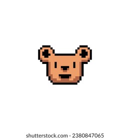 this is Animal Head icon in pixel art with simple color and white background ,this item good for presentations,stickers, icons, t shirt design,game asset,logo and your project.