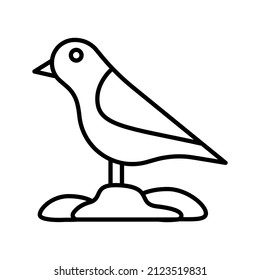 this is an animal icon using a simple outline style