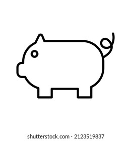 this is an animal icon using a simple outline style