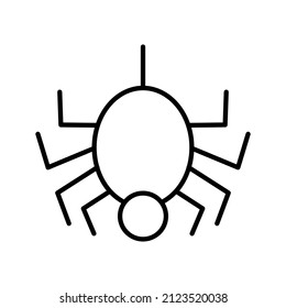 this is an animal icon using a simple outline style