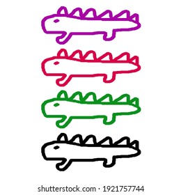 esta es una ilustración de la línea animal
