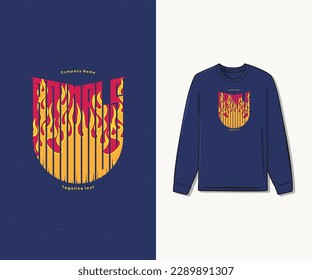 this is an Animals logo design, artwork font,
and full of attractive colors, an elegant concept that is good for t-shirt production.