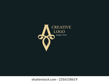 This AO or OA initials logo beautifully combines minimalism and luxury. Here, charming clarity and simplicity are displayed. Its clean and bold shape creates a strong identity.