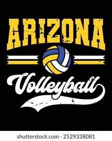 Este arquivo de corte de voleibol do Arizona é perfeito para criar roupas personalizadas e acessórios para jogadores e fãs.