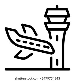 This Arrival icon is suitable for airport, aviation, transportation, etc.