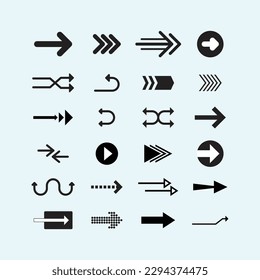 This is a arrow collection in vector.