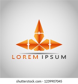 This is an arrow shaped logo. This logo can be used in various businesses such as business in the field of technology, which can be used as a logo on an application.