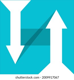 This is a arrow vector design