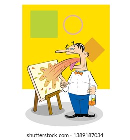 This Artist is making Art