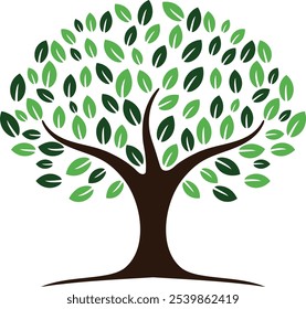 Esta Ilustración vectorial artística del logotipo del árbol de la vida es ideal para los logotipos, los diseños de la camiseta, y el arte de la pared Logotipo de la vida del árbol, árbol de roble, diseño del logotipo del eco, naturaleza del diseño de la camiseta, logotipo del árbol, marca orgánica, 