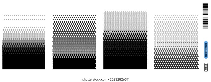 This artwork features a series of vector graphics displaying a distinct gradient pattern. Inspired by Y2K and Dadaism, it embodies creative exploration in zine culture, merging art and design.