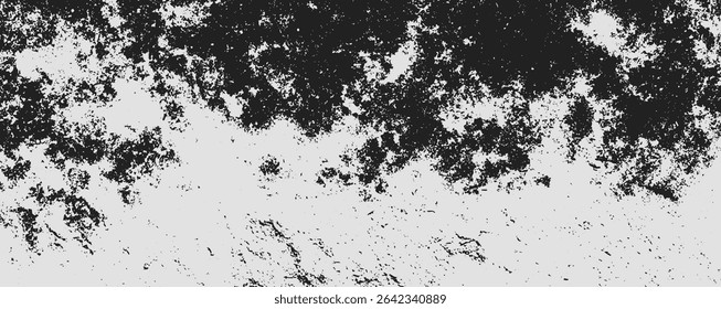 This artwork features a striking contrast of black and white textures, evoking a sense of depth and dimension. The abstract design could be used for various artistic applications and modern decor.