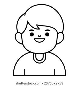 This Asian Boy icon is suitable for Universal Children Day