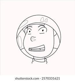 This astronaut illustration brings a futuristic, adventurous, and stylish vibe, making it perfect for t-shirts, hoodies, and streetwear. Featuring a detailed space explorer in a modern spacesuit, this