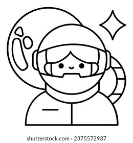 This Astronaut Kid icon is suitable for Universal Children Day