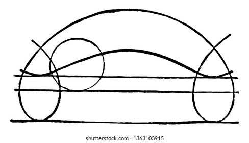 This attractive image shows a curve that is generated by a point on the circumference of a circle, since it rolls along a straight line & always on the level surface that continues in all directions,