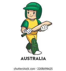 this is a Australia cricket icon. template 