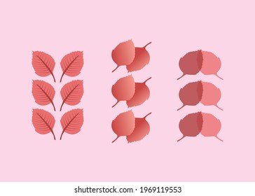 Este es un diseño de hojas de otoño, diseño de plantillas de otoño