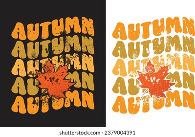 This is autumn T-shirt design.This is fall vibes design.
