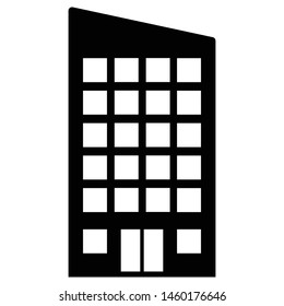 This awesome Black Building Glyph icon for your design and other uses