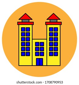 This awesome building icon for your design and other uses