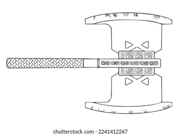 This is the axe of the dwarves  in the lord of the rings   svg