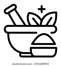This Ayurveda icon is suitable for India Culture.